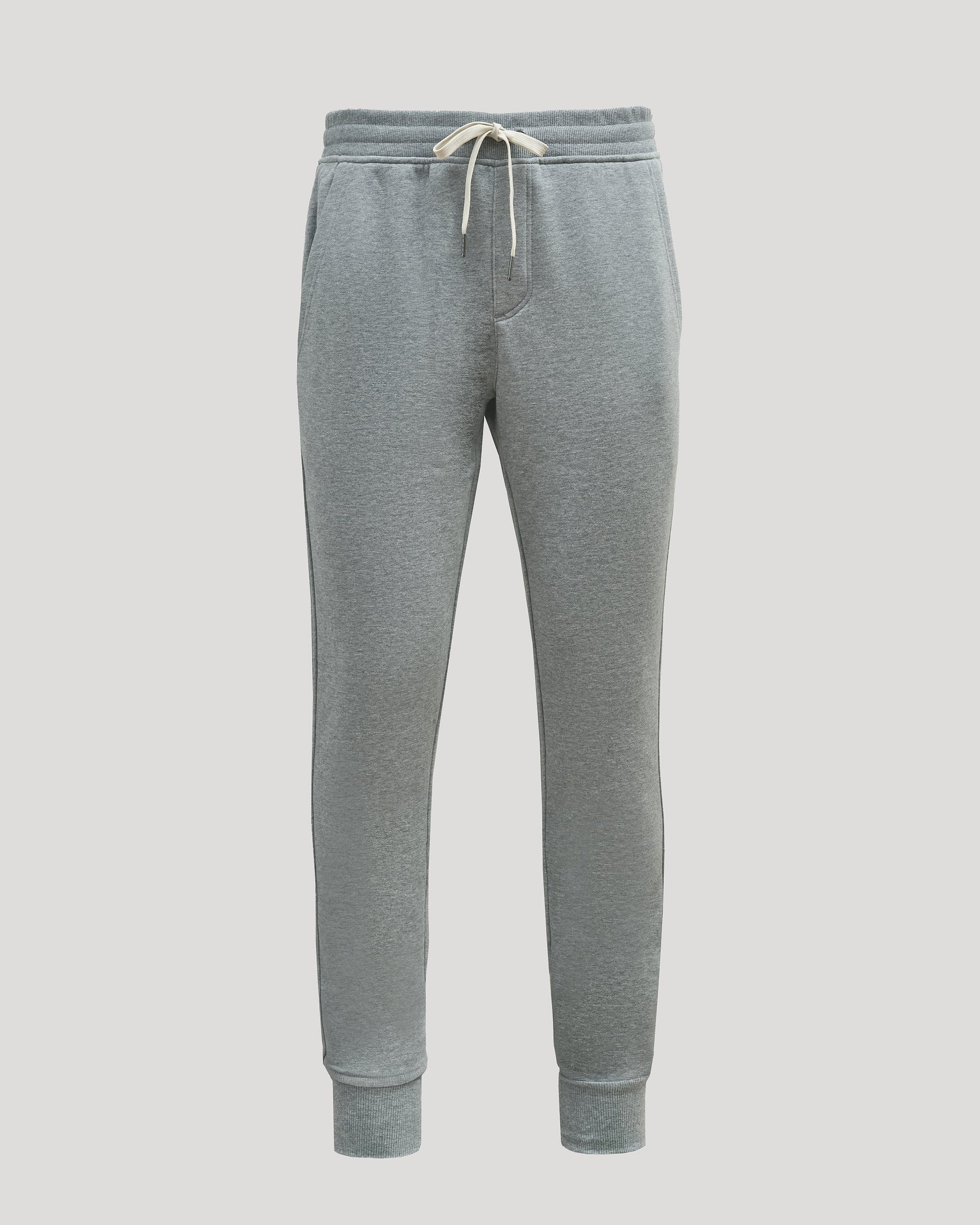Pantory Medium Heather Gray Tall Fleece French Terry Joggers