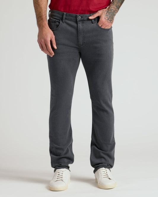 Pantory Gray Wash Straight Stretch Jeans