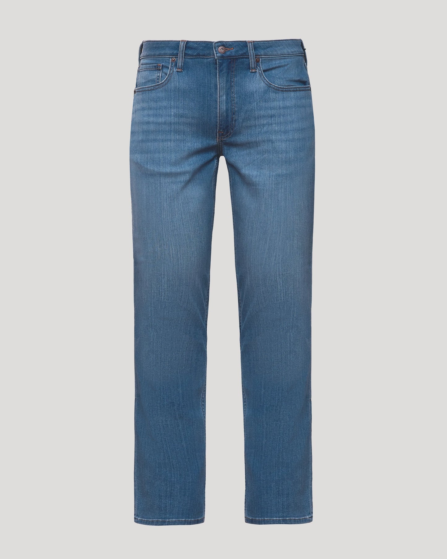 Pantory Medium Indigo Wash Straight Stretch Jeans