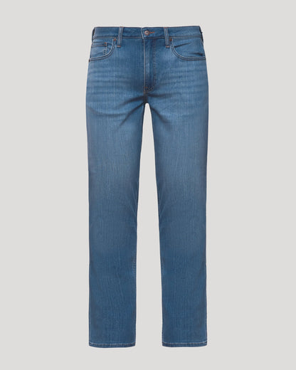 Pantory Medium Indigo Wash Straight Stretch Jeans