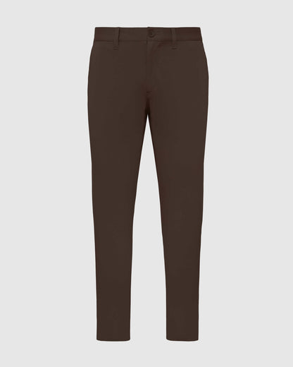 Pantory Dark Oak Slim Twill Chino Pant