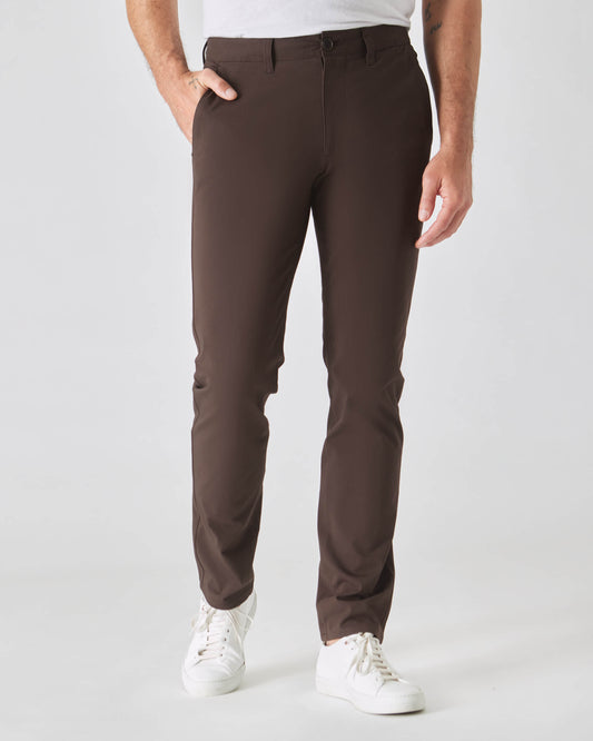 Pantory Dark Oak Slim Twill Chino Pant