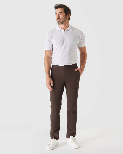 Pantory Dark Oak Slim Twill Chino Pant