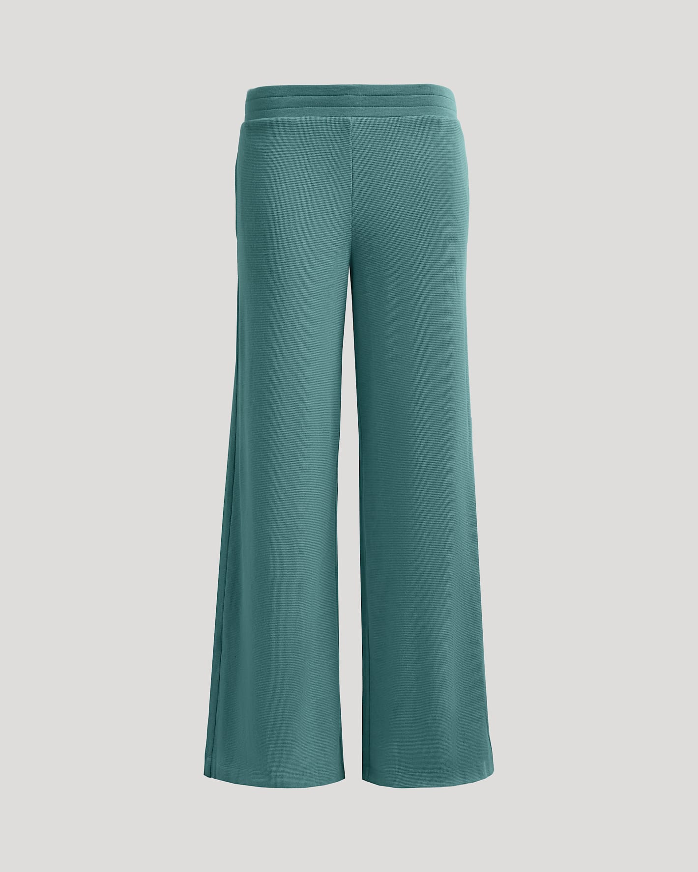 Pantory Women's Stormcloud Waffle Wide Leg Pants