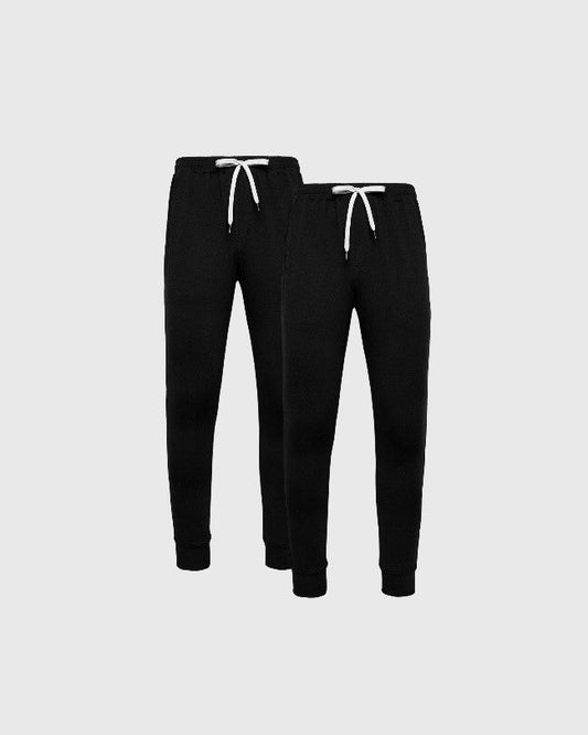 Pantory Black Active Joggers 2-Pack