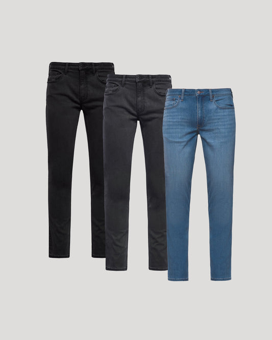 Pantory Slim Stretch Jeans 3-Pack
