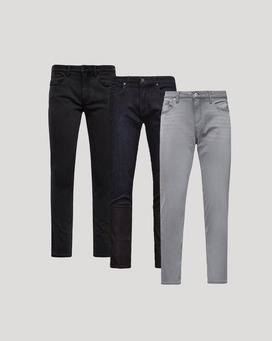 Pantory Slim Stretch Jeans 3-Pack