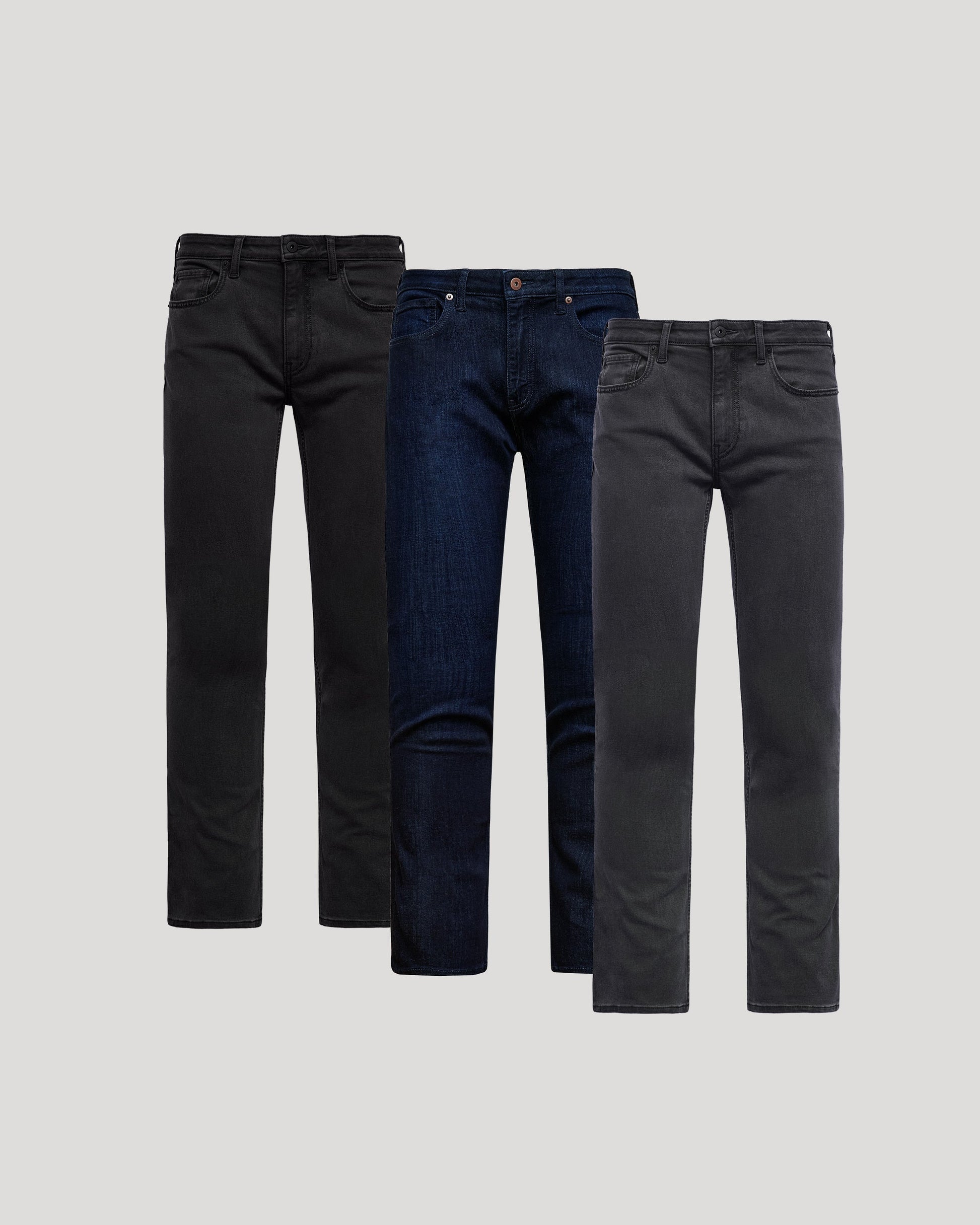 Pantory Straight Stretch Jeans 3-Pack