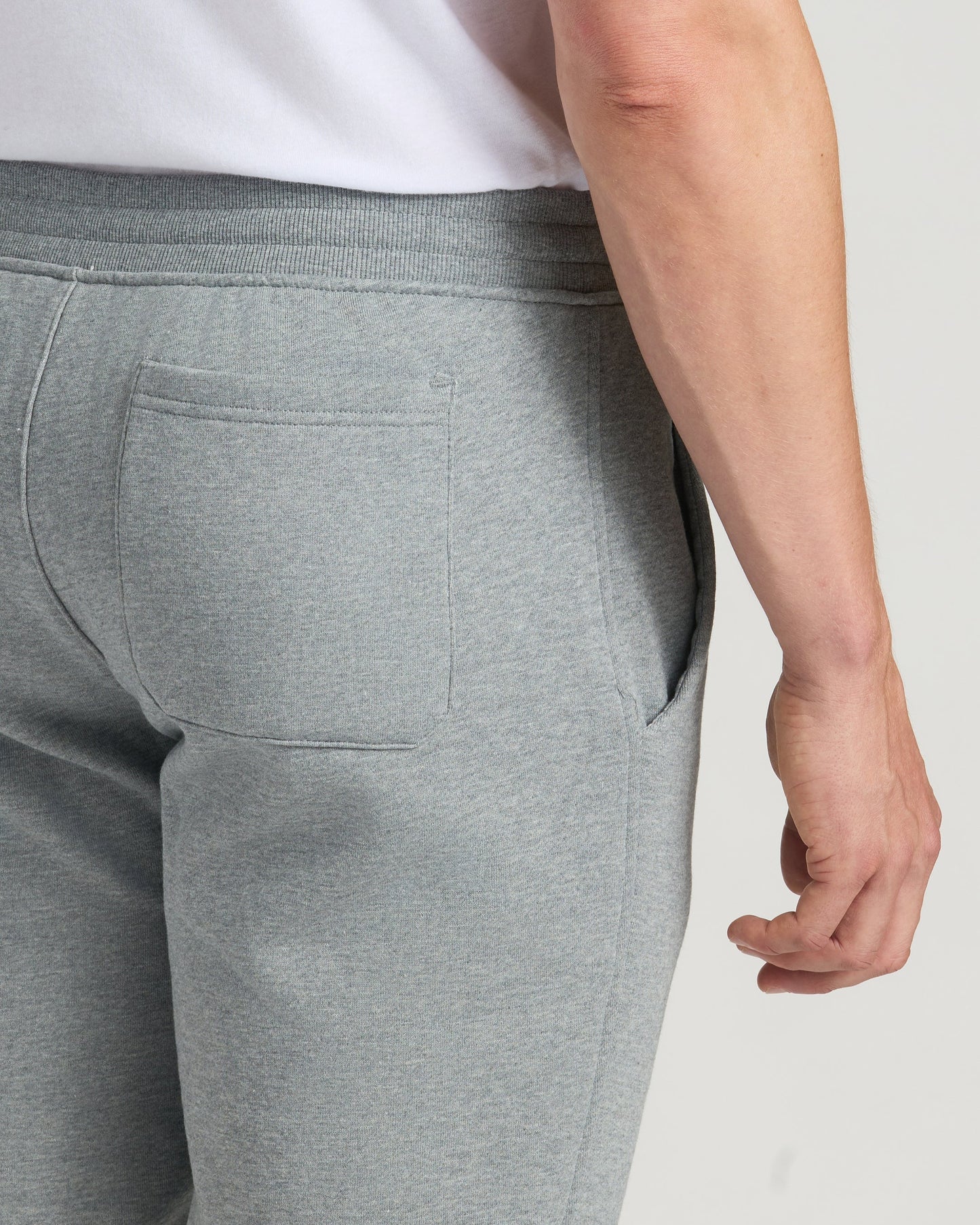 Pantory Medium Heather Gray Tall Fleece French Terry Joggers