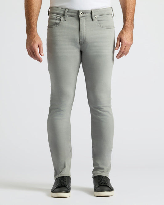 Pantory Medium Gray Wash Slim Stretch Jeans