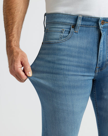 Pantory Slim Indigo & Medium Wash Stretch Jeans 2-Pack