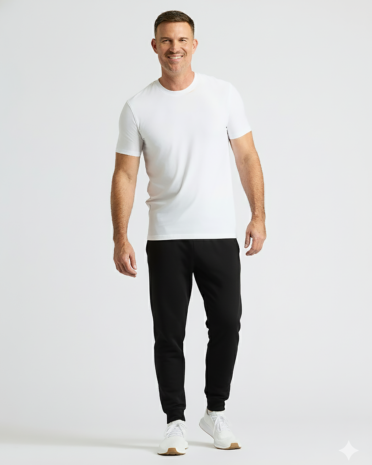 Pantory Black Active Joggers