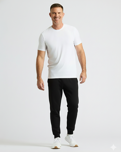Pantory Black Active Joggers