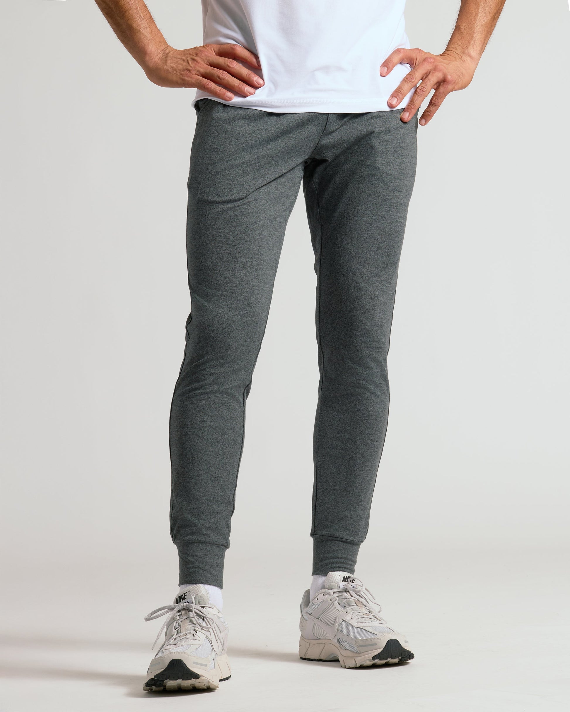 Pantory Charcoal Heather Gray Active Joggers