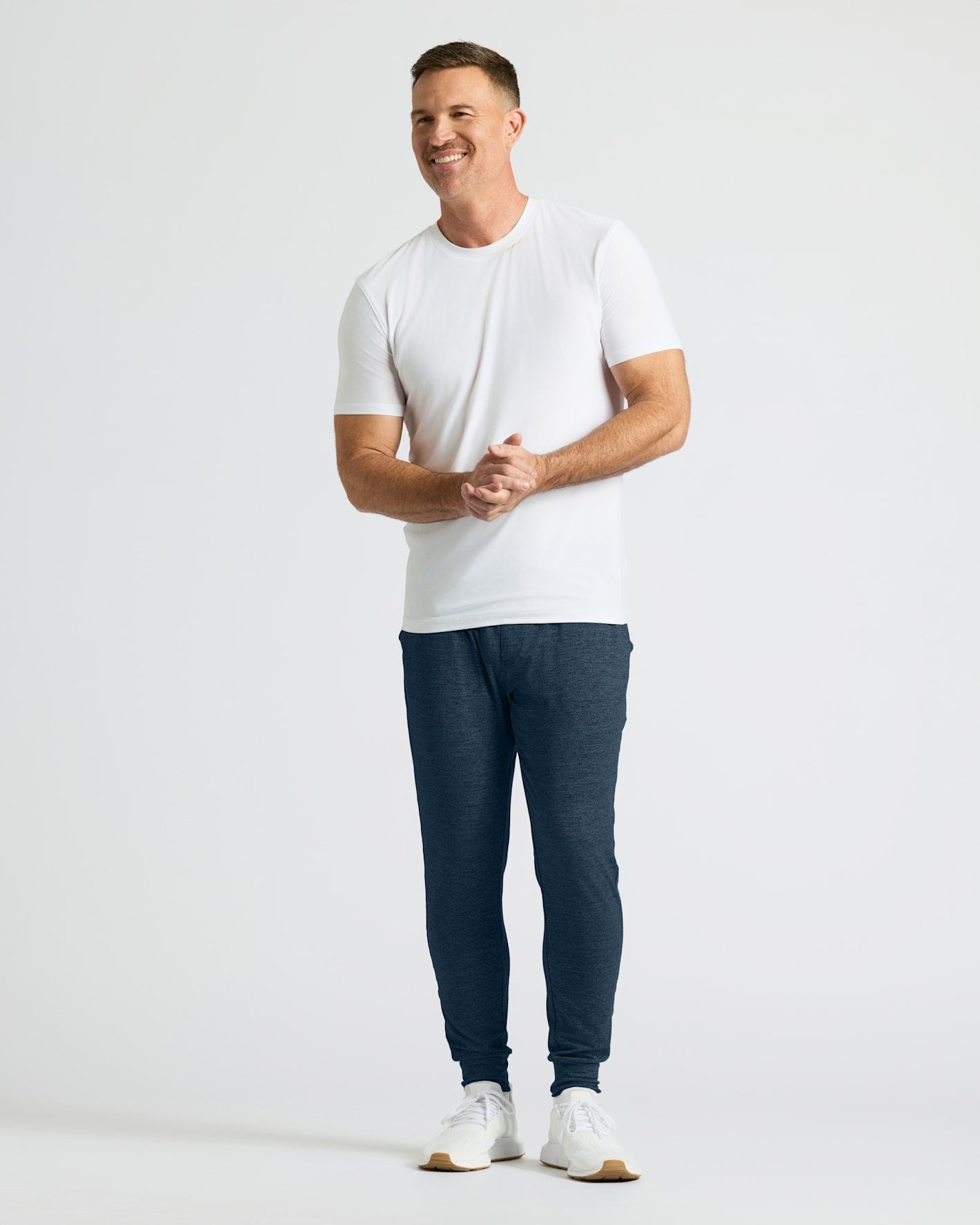Pantory Dark Heather Navy Active Joggers