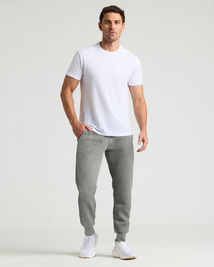 Pantory Dark Heather Gray Fleece French Terry Joggers