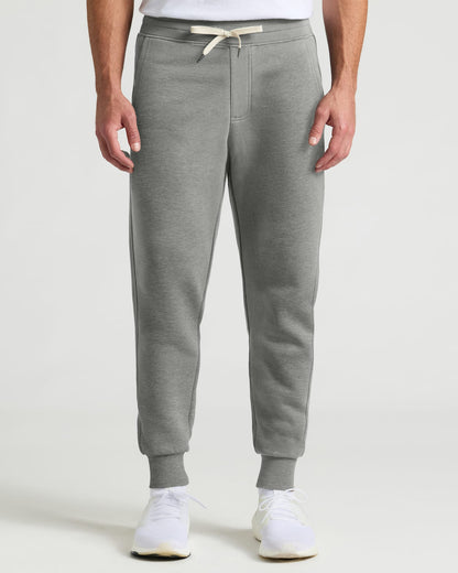 Pantory Dark Heather Gray Fleece French Terry Joggers