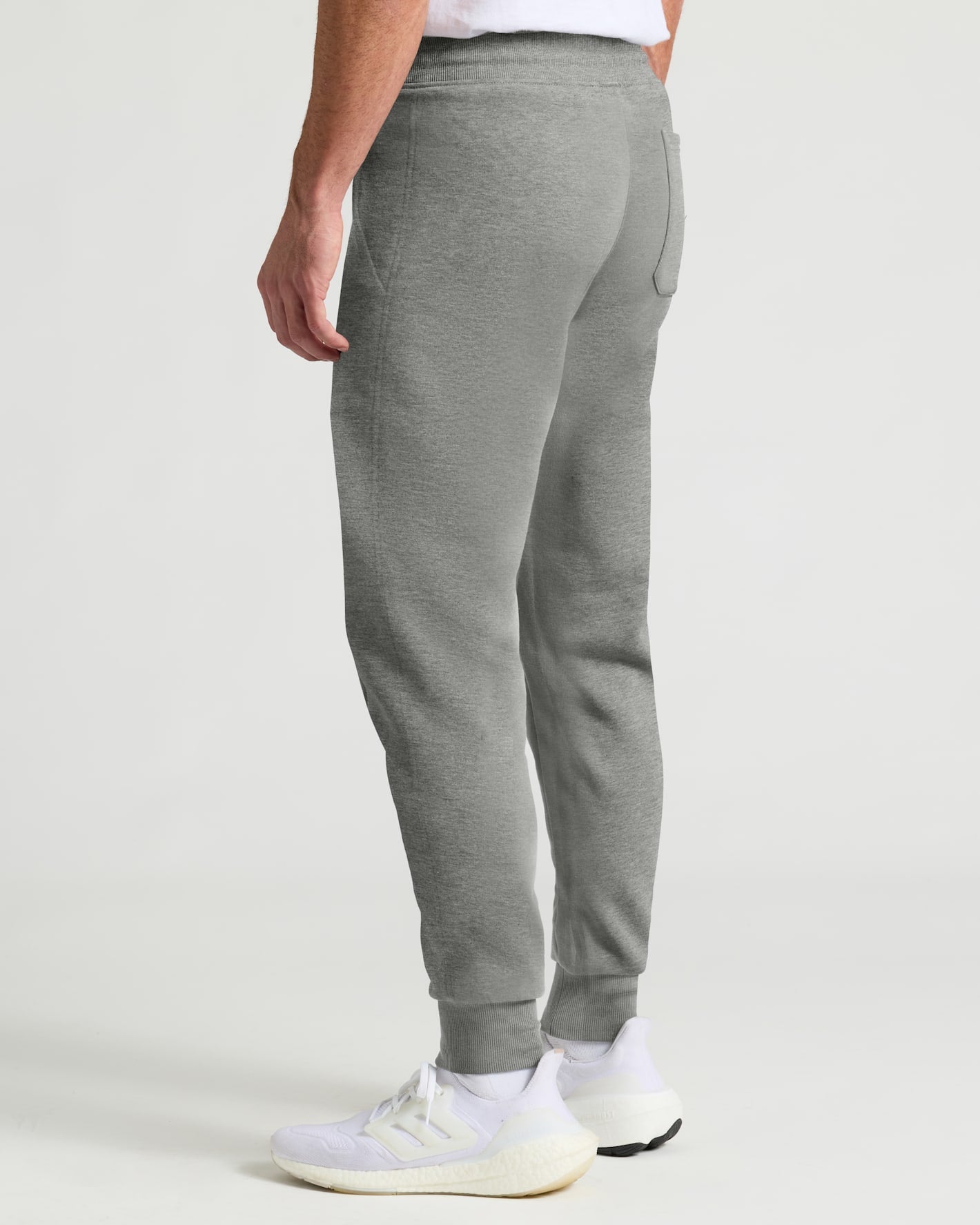 Pantory Dark Heather Gray Fleece French Terry Joggers