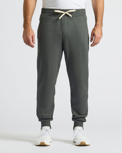 Pantory Charcoal Heather Gray Fleece French Terry Joggers