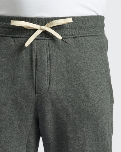 Pantory Charcoal Heather Gray Fleece French Terry Joggers
