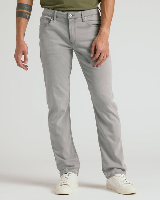 Pantory Medium Gray Wash Straight Stretch Jeans
