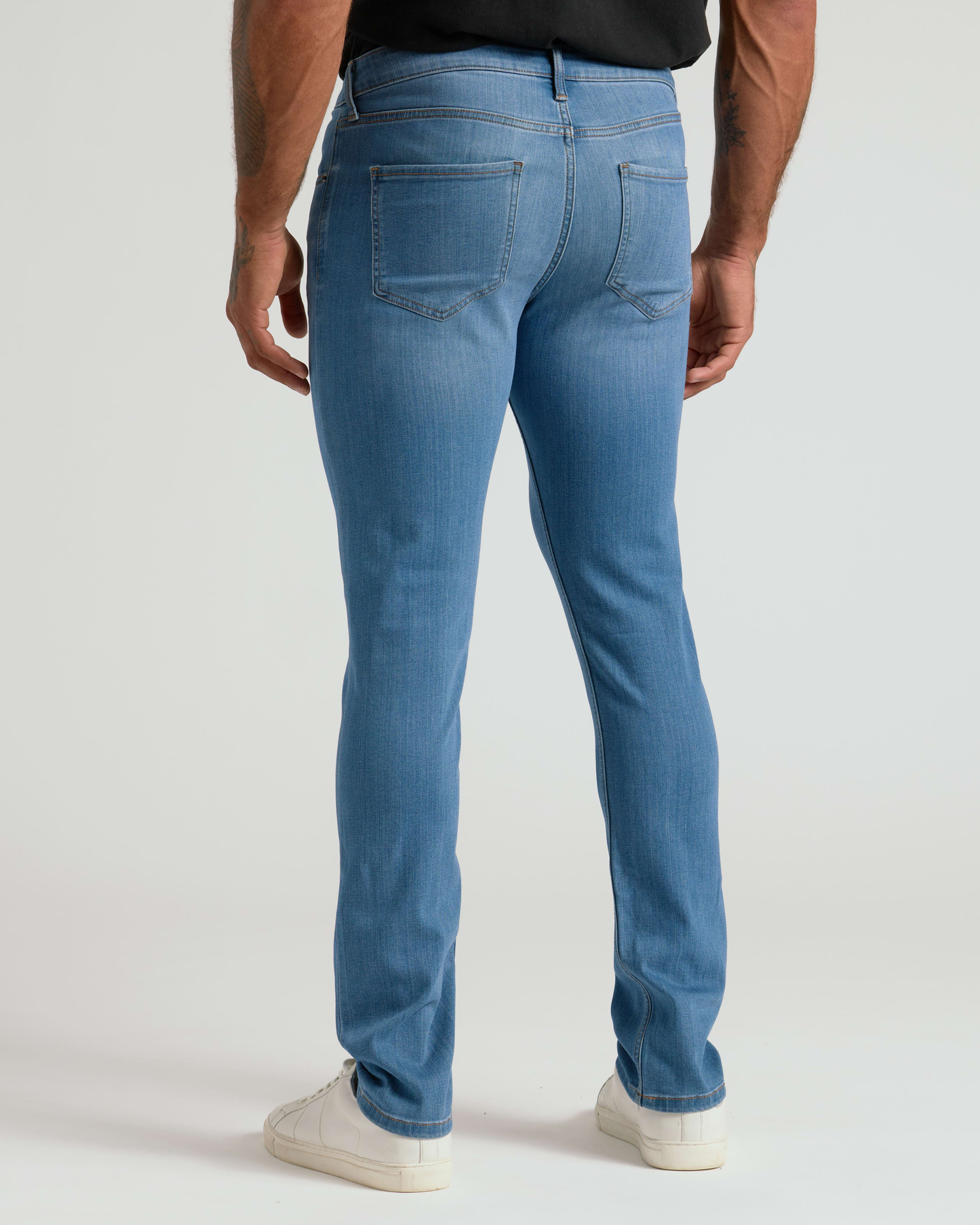 Pantory Medium Indigo Wash Slim Stretch Jeans